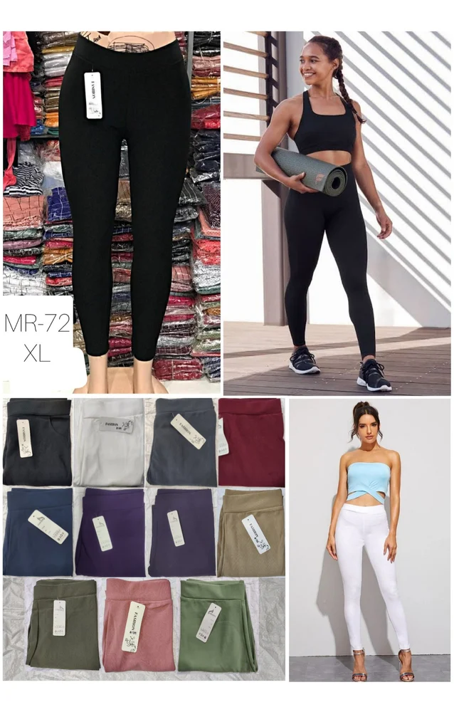 Lycra Leggings Gym Wear Legging  Ladies Plain Lycra Tight