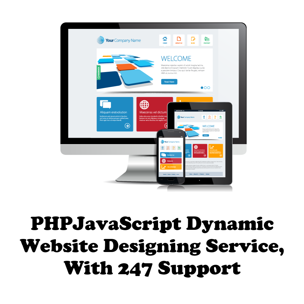 PHP/JavaScript Dynamic Website Designing Service, 