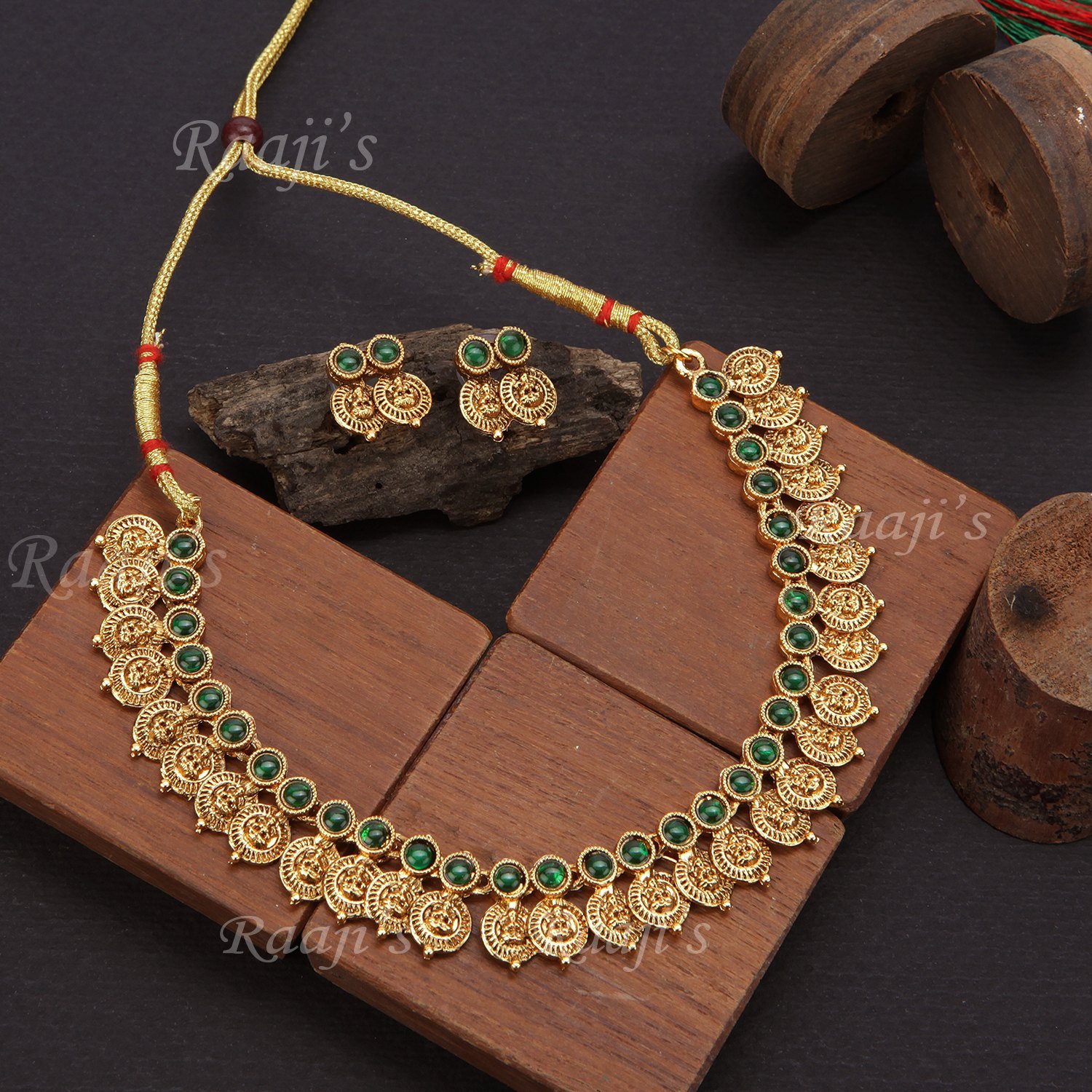 Temple Jewellery Lakshmi Set