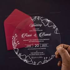 Wedding Engraved Invitation Card